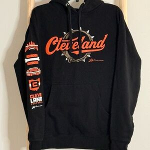 Cleveland Browns Black and Orange Men's Hoodie